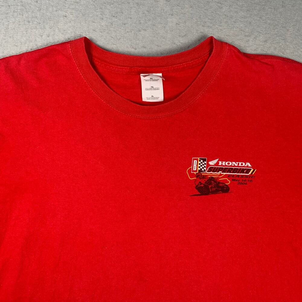 Vintage Honda Superbike Classic Shirt Mens XL 2004 Motorcycle Racing Event Bike - Picture 4 of 16